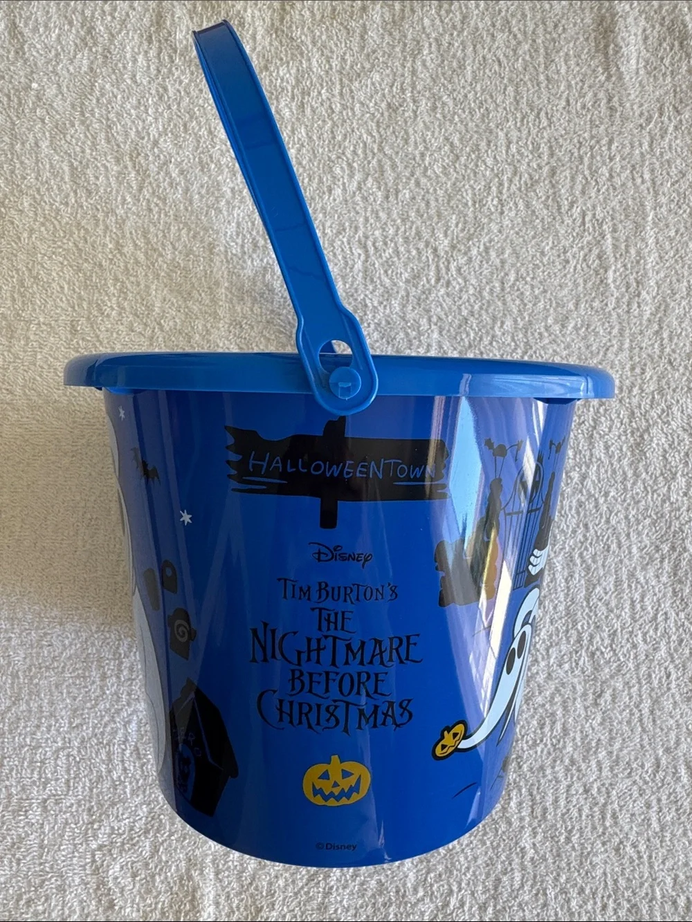 Disney The Nightmare Before Christmas Character Blue Trick-or-Treat Candy Bucket